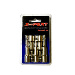 Насадка "XPERT"(нерж) (магнит) М-10  для кровельных саморезов.[5/120]