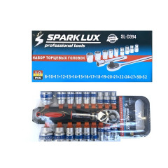 Набор "Головок" "Spark Lux" (19PCS) (8-32мм+трещотка) [10/12]