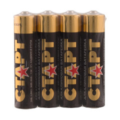 Батарейки солевые СТАРТ R6-SH4 (15А АА) 4шт [4/40]